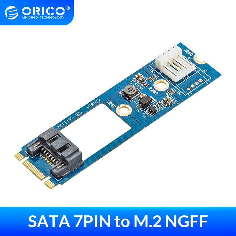 ORICO SATA 7 -M.2 NGFF  ( SSD  ) SATA-M.2  (2242 2260 2280 SATA 3-M.2 NGFF SSD)
